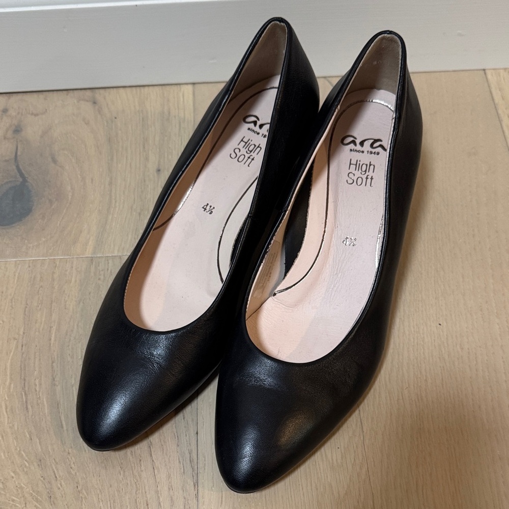 Ara Black High Soft Women's Heels